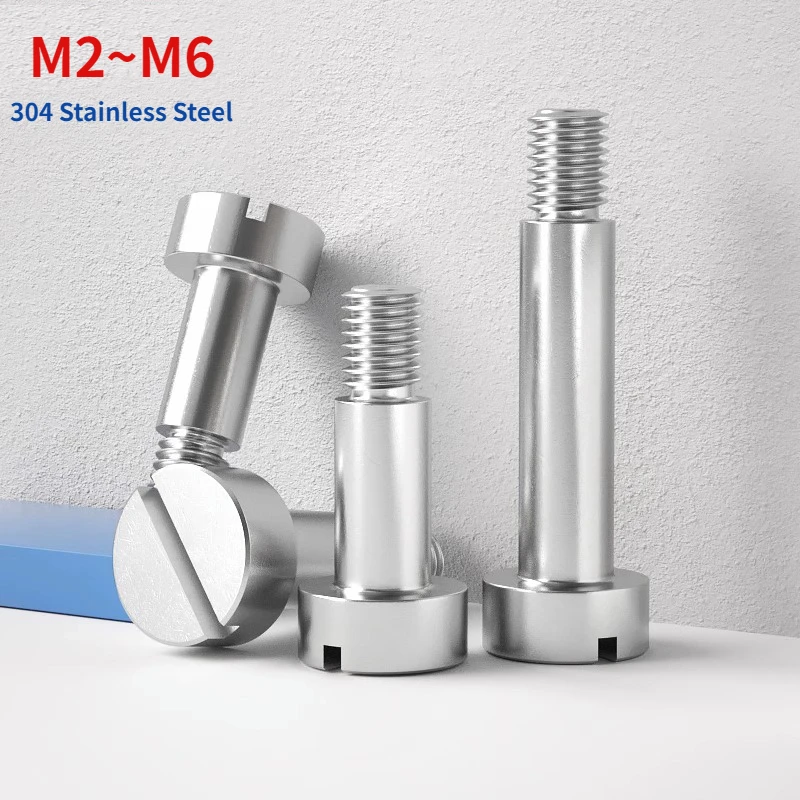

M2 M2.5 M3 M4 M5 M6 304 Stainless Steel Slotted One-word Slot Positioning Shoulder Step Screw Plug Limit Screw Bearing Bolt