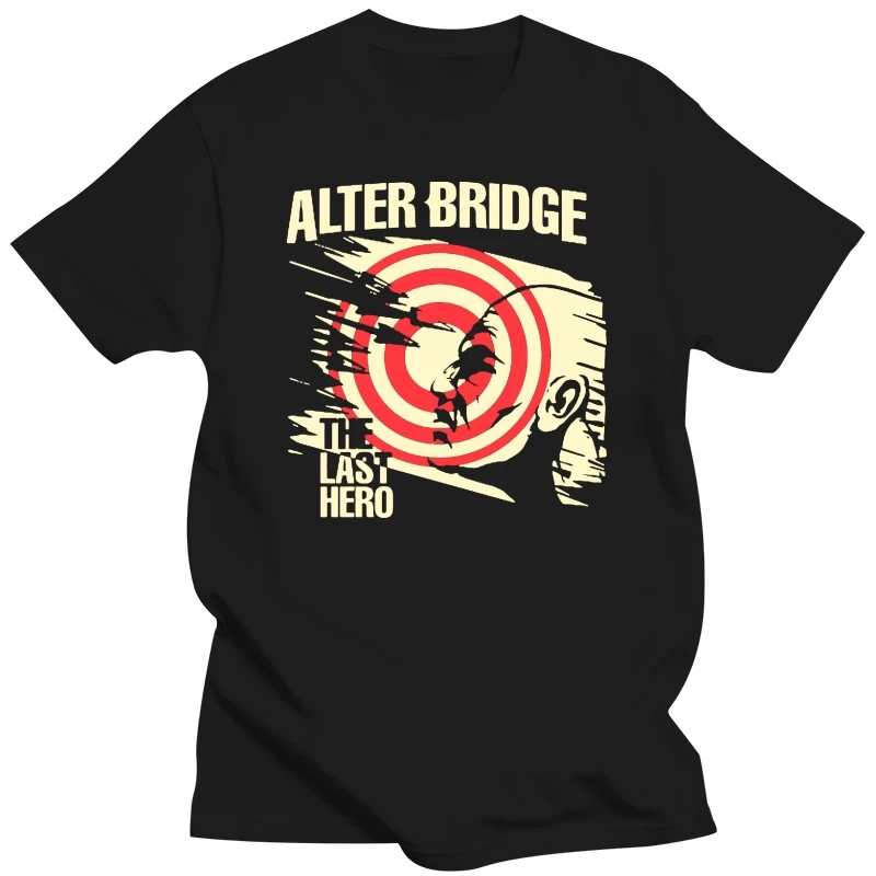 Alter Bridge 'The Last Hero 'T-shirt - NEUF & Officiel Printed Round Men T Shirt Cheap Price Top Tee 2017 Fashion Short