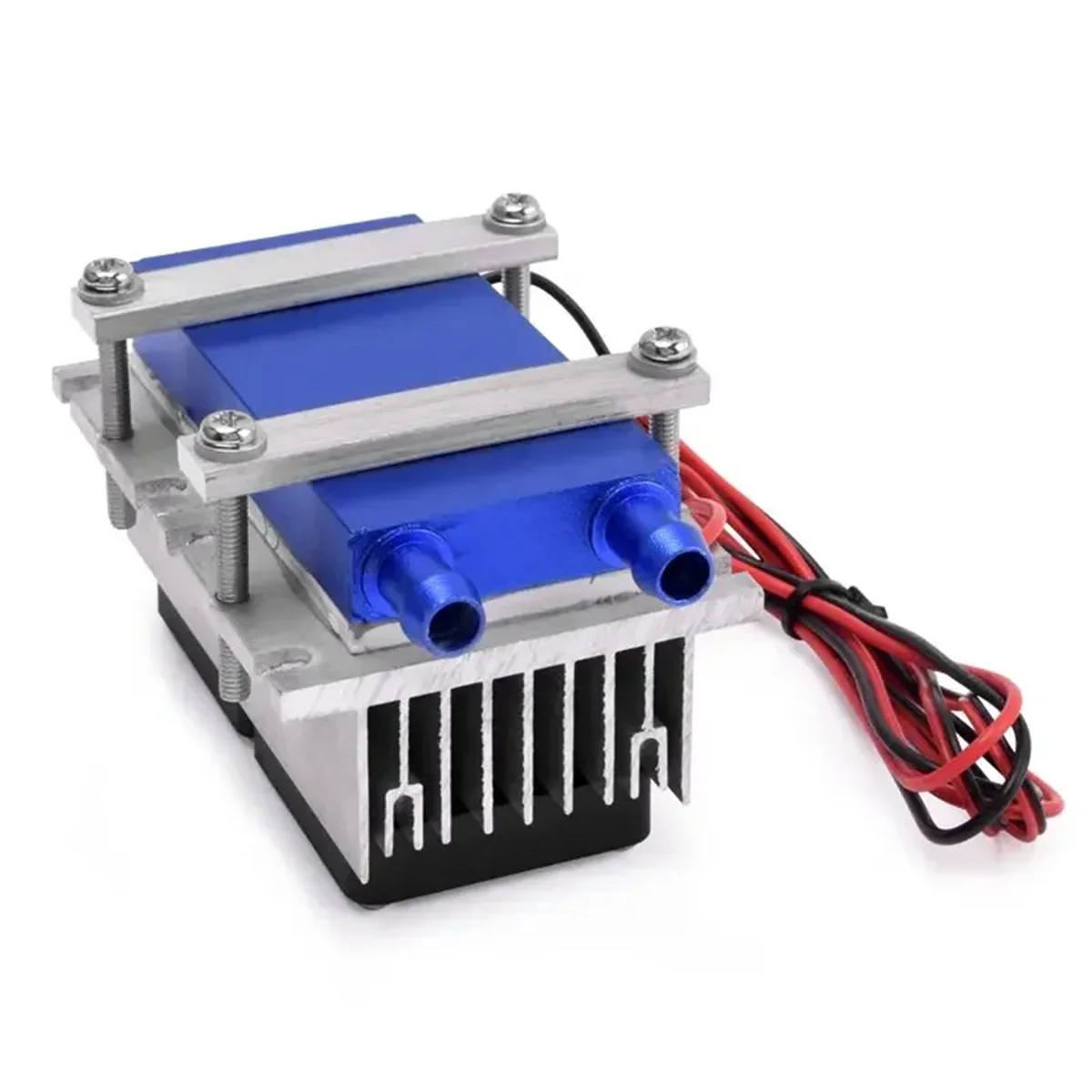 144W Thermoelectric Peltier Refrigeration Cooler DC 12V 15A Semiconductor Cooling System for Small Air Conditioning Fan