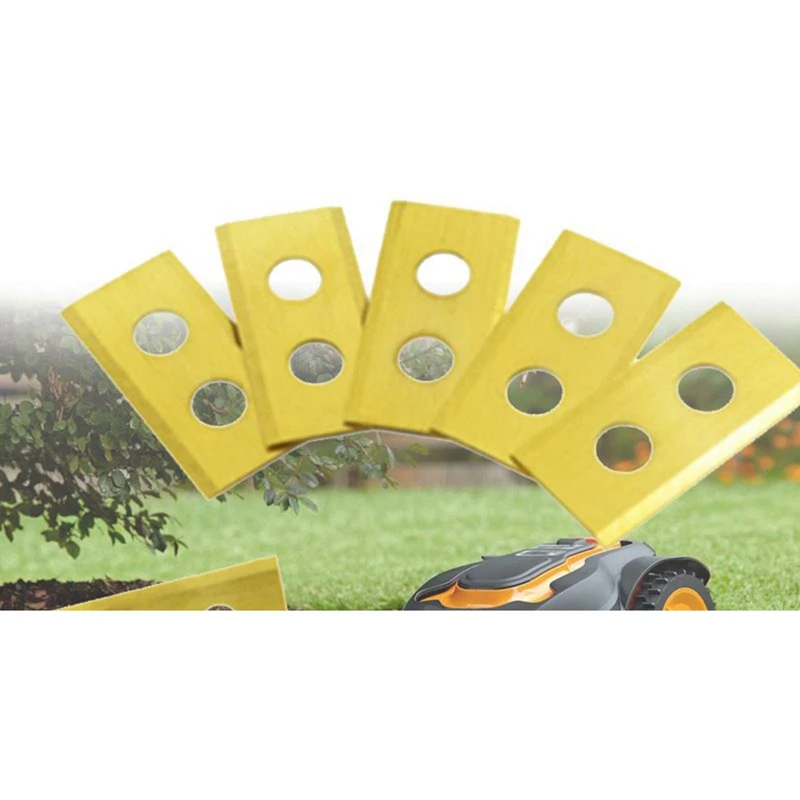 Lawn Robot Blade Gold Lawn Mover Replacement Parts Accessories Blade For Worx Landroid Robot Mower Replacement Blades Garden