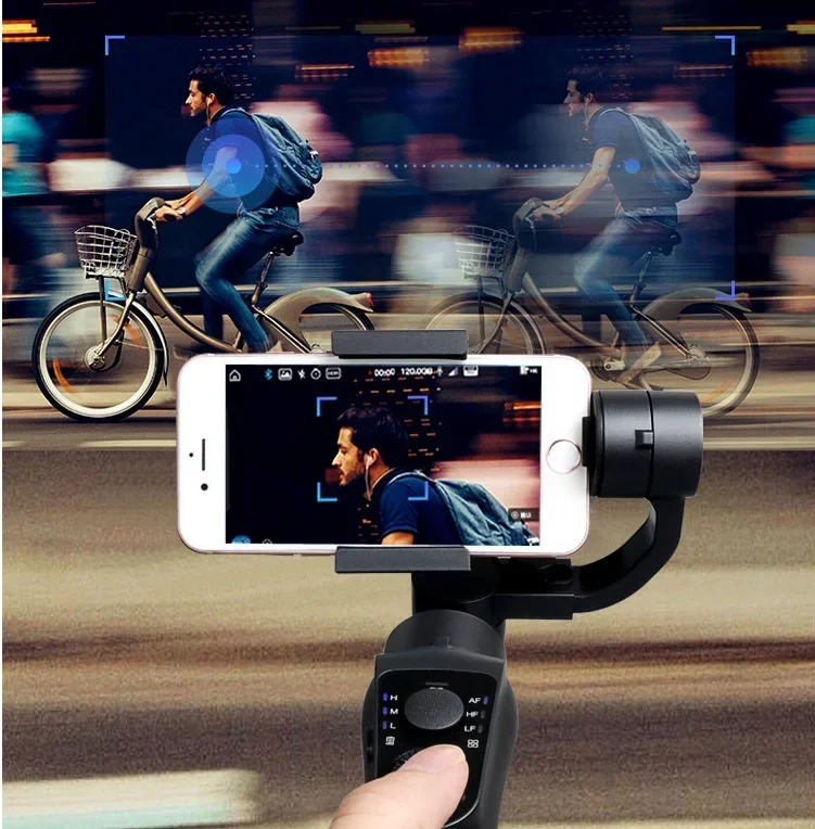 

App Supported Premium Action Camera Gimbal Stabilizer Rig China Factory 3 Axis Handheld Steadicam Stabilizer
