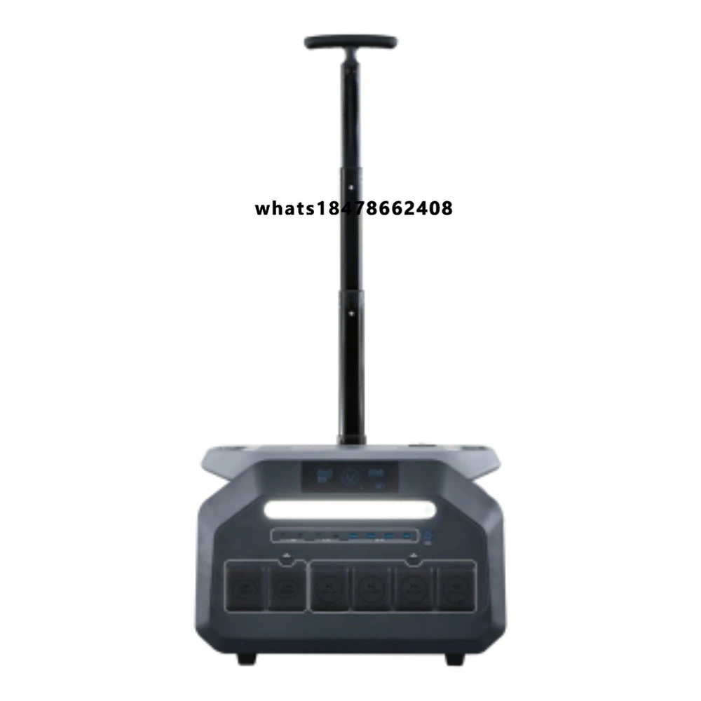 

Powerful portable solar generator: 2400W AC and 4800W peak power, suitable for heavy-duty tools and electrical equipment