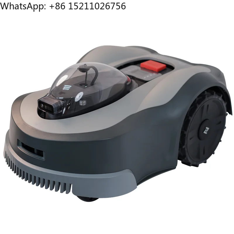 Small Industrial Electric 21V Fully Automatic Remote Control Battery Cordless Anti-Slip Lawn Mower 550-1000mm Cutting Width