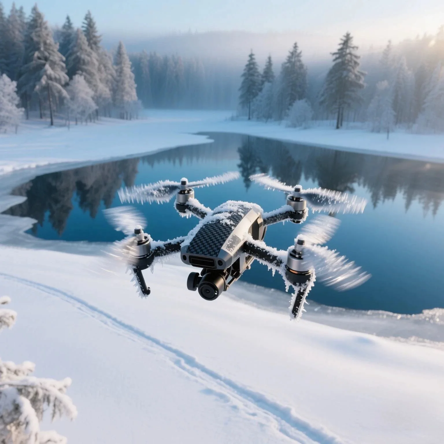 Drone Blade Anti-Icing Nano Coating - Easy De-Icing, Low Drag, Low Surface Roughness & Long-Lasting Ice Shield