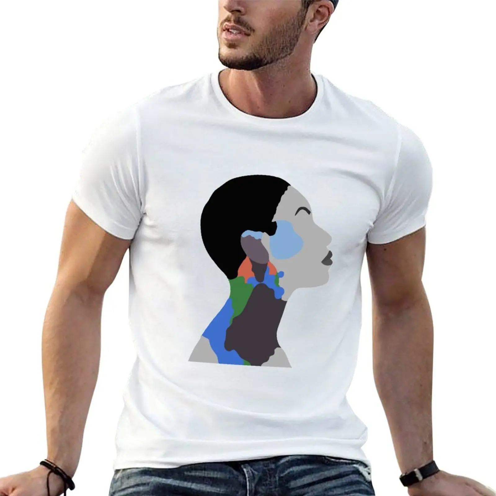 Dominique Fils-Aimé Outline T-Shirt Big and Tall Loose Fit T-Shirt