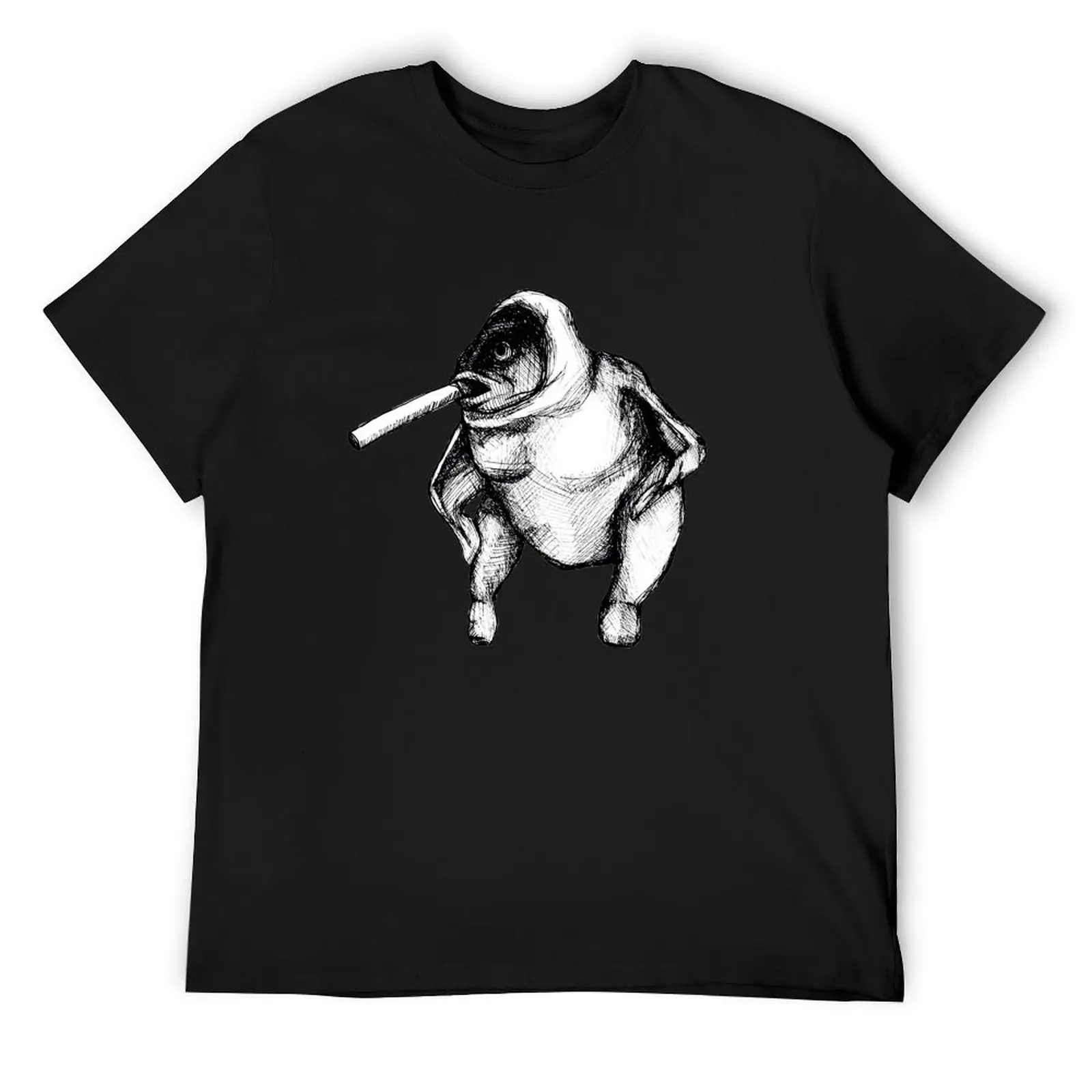 

Fish in a Chicken Smoking a Cigarette T-Shirt blue lock funny meme t-shirts anime figures shirts graphic tee men