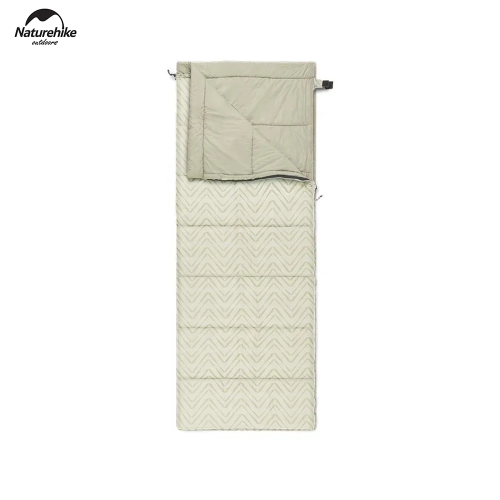 Naturehike outdoor camping 210*80cm suede sleeping bag Splicing Envelope Sleeping Bag