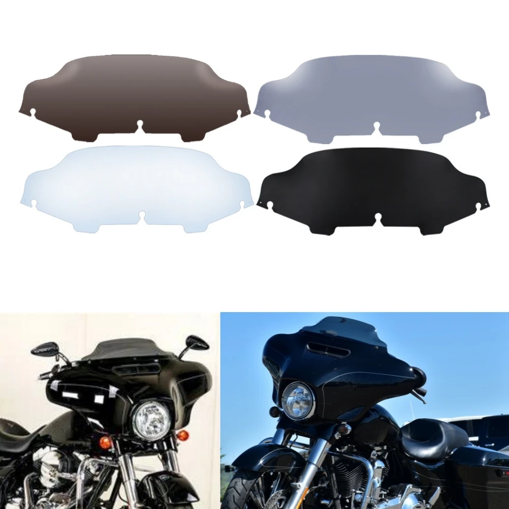 

Motorcycle 6 Inch Windshield Fairing Windscreen Cover For Harley Touring Electra Street Glide Ultra Limited CVO Classic1996-2013