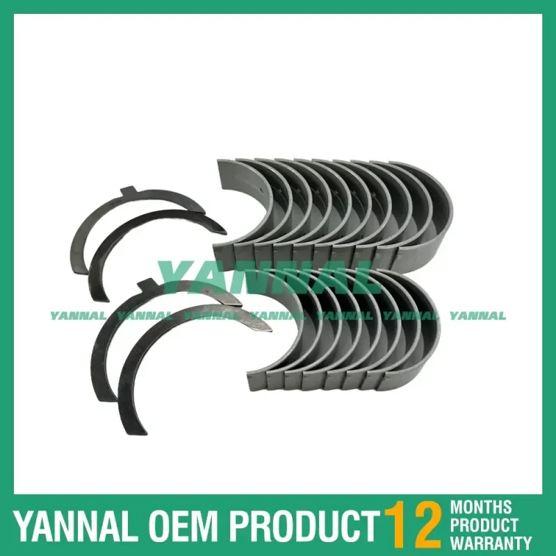 V2607 crankshaft main conrod bearing set for Kubota engine ER470 ER460 KX165-5