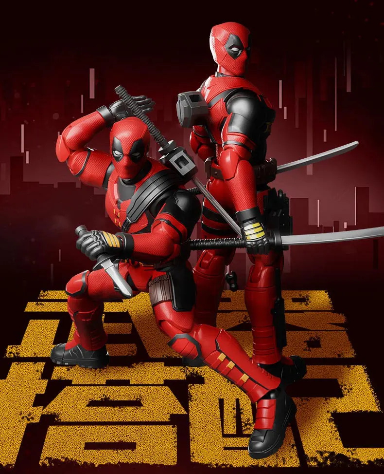 Blokees Deadpool 3 Wolverine Action Figures Spider-Man Movie Version Deadpool & Friend Series Collections Figures Adult Gift