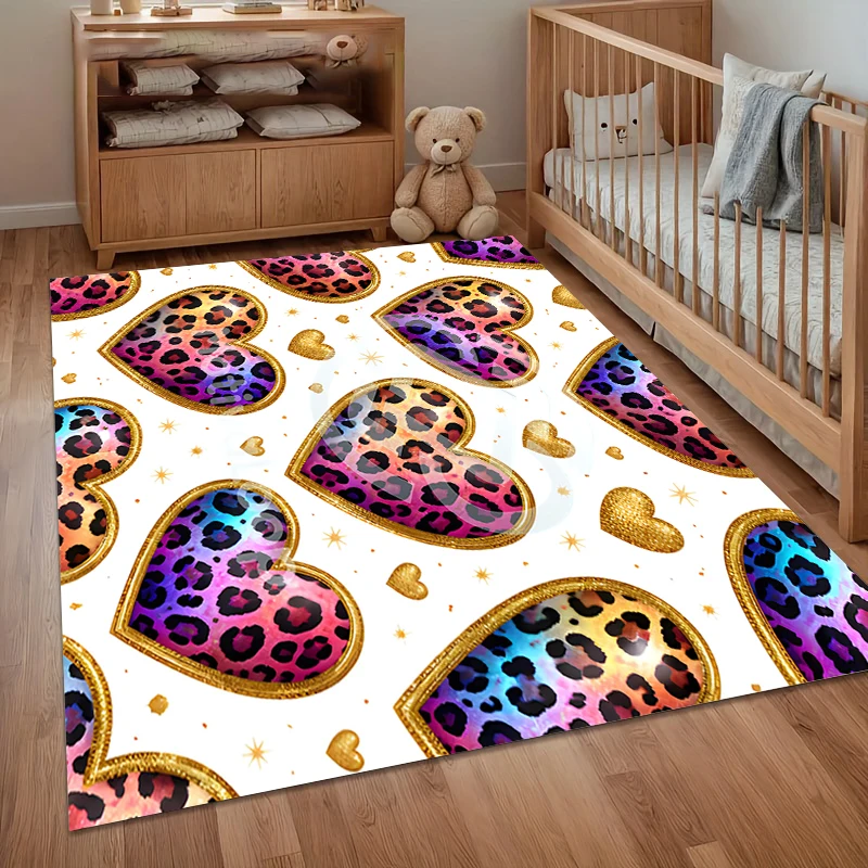Kids Outdoor Chair - 3D Heart Shape Carpets for Living