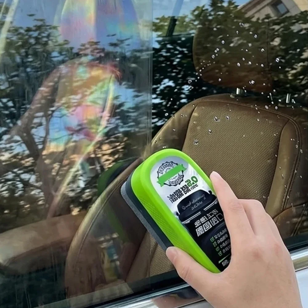 1-5PCS 150ml Car Glass Oil Film Cleaner Hydrophobic Windshield Oil Film Remover Car Window Automotive Oil Film Cleaning Brush
