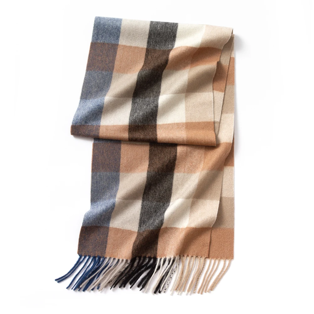 2022 Winter Cashmere Women Scarf Female Luxury Brand Scarves Lady Tassel Bandana Women Solid Shawl Wraps Foulard Tippet Pashmina