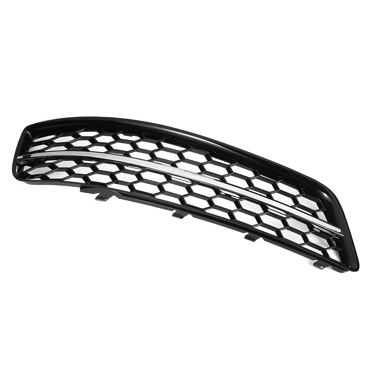 Car Front Bumper Fog Light Mesh Grille for Audi A3 8P 2009-2013 Fog Lamp Honeycomb Cover 8P0807681 8P0807682D