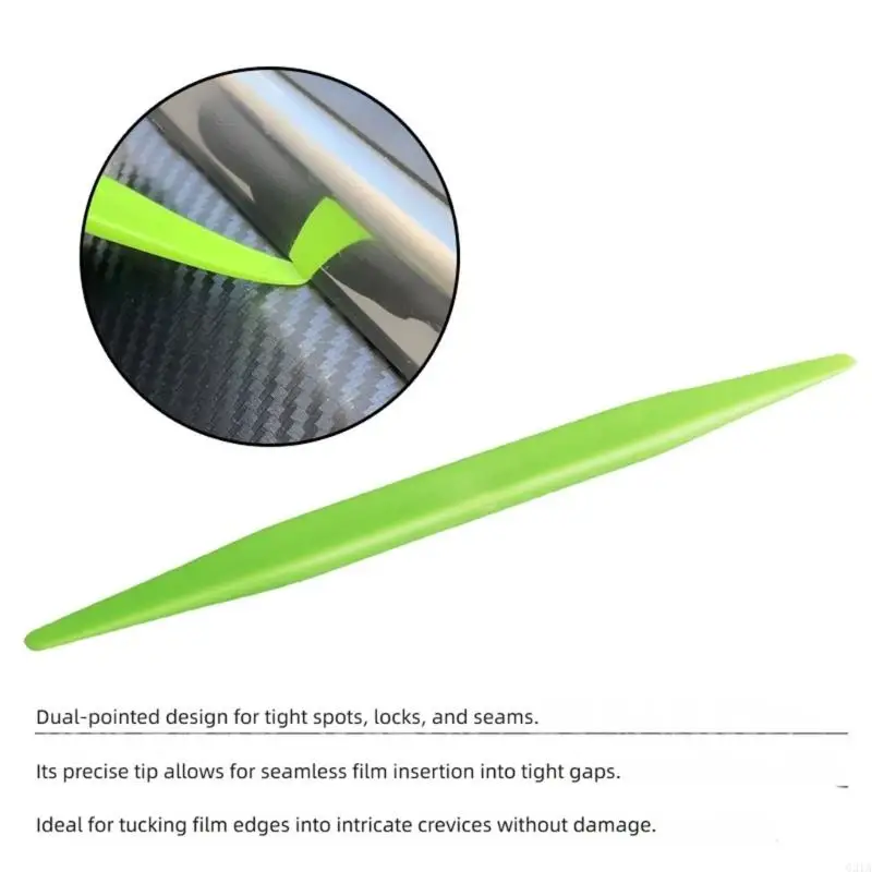   Plastic Film Scraper Set Flat Squeegee Body Filler Spreader for Auto Film Fitting, Clear Film Application and Panel Wiping