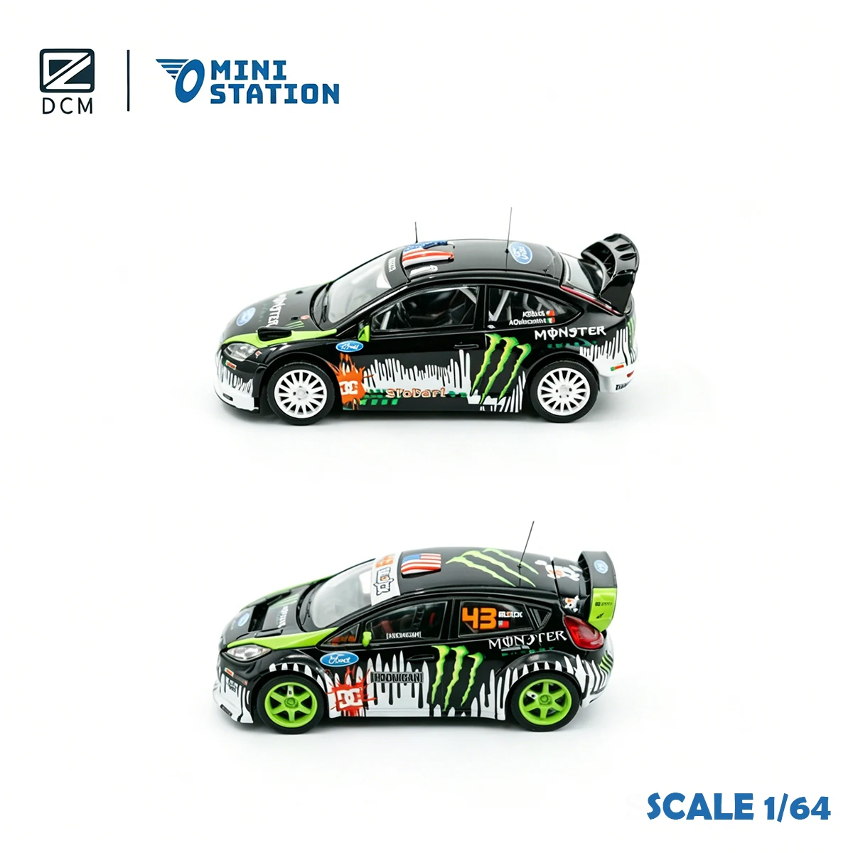 DCM × Mini Station 1:64 Ken Block Rally Set - usage example