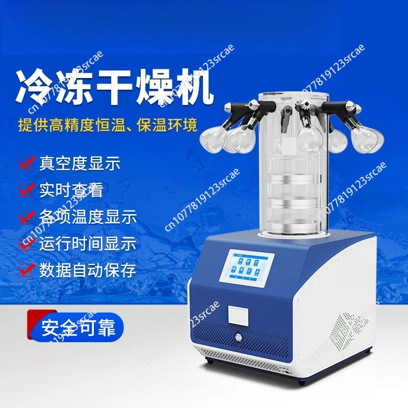 Vacuum Freeze Dryer Laboratory Food Vertical Freeze Dryer DG10 Fruit and Vegetable Intelligent Freeze Dryer