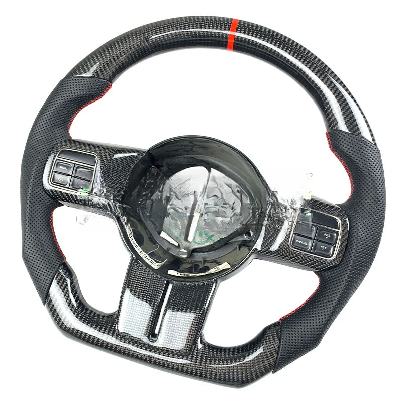 For Jeep Wrangler 10-17 JK Compass Commander Grand Cherokee modified carbon fiber steering wheel