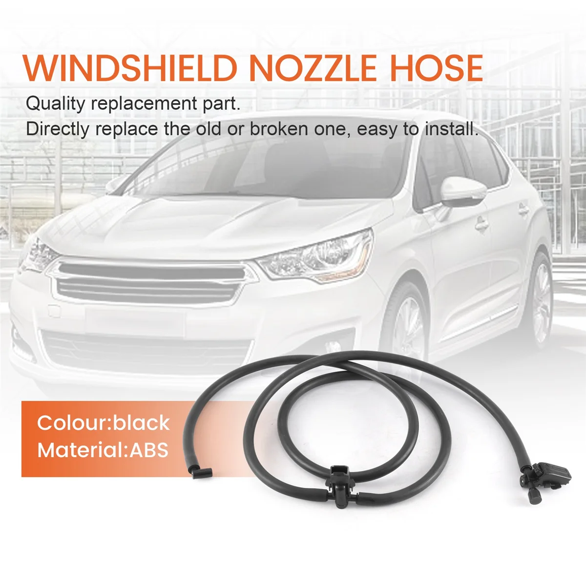 New Windshield Windscreen Washer Nozzle Jet Hose A1698600492 for -Mercedes-Benz a W169 2004-12 /B W245 2005-11 No Heated