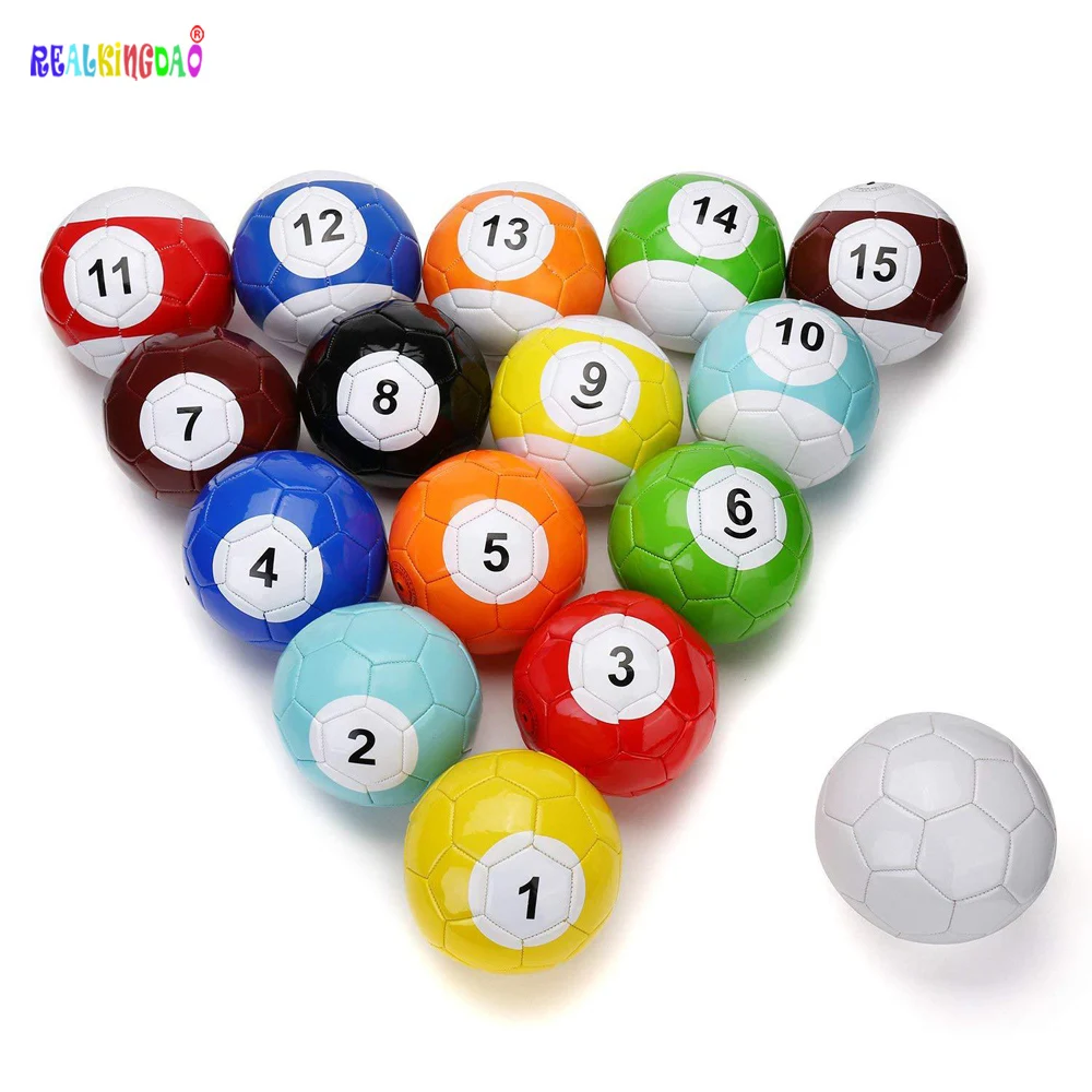 2 #   3 #   4 #   5 # 16 piezas Gaint Snook Ball Snooker fútbol para juego de snookball enorme juguete de billar con precio de fábrica