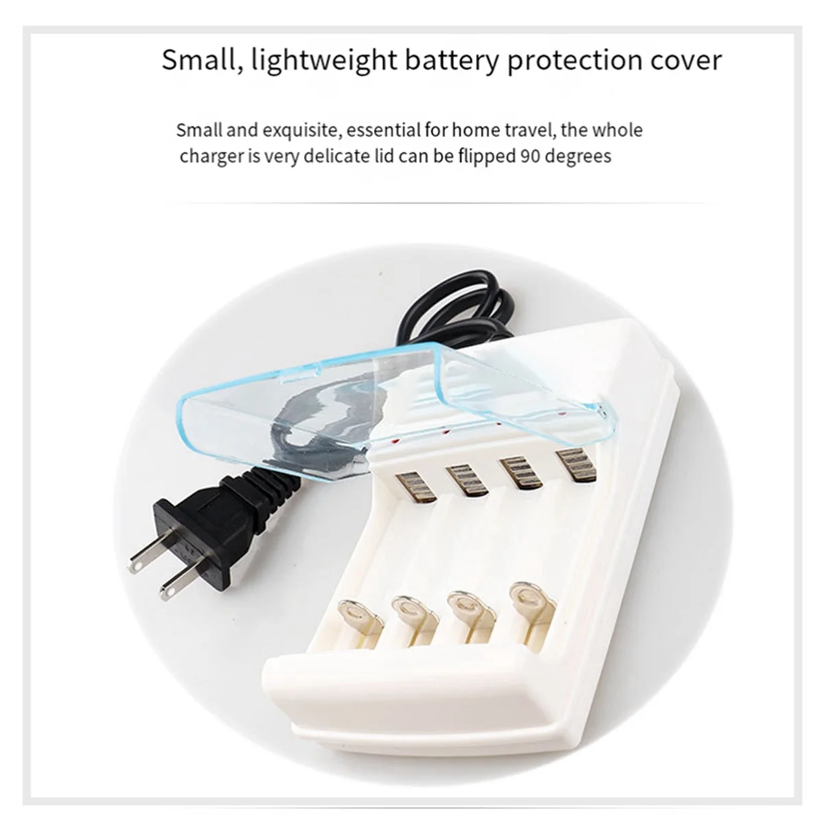 Charging Stand Retractable Four-Slot AA/ AAA for Rechargeable Batteries US