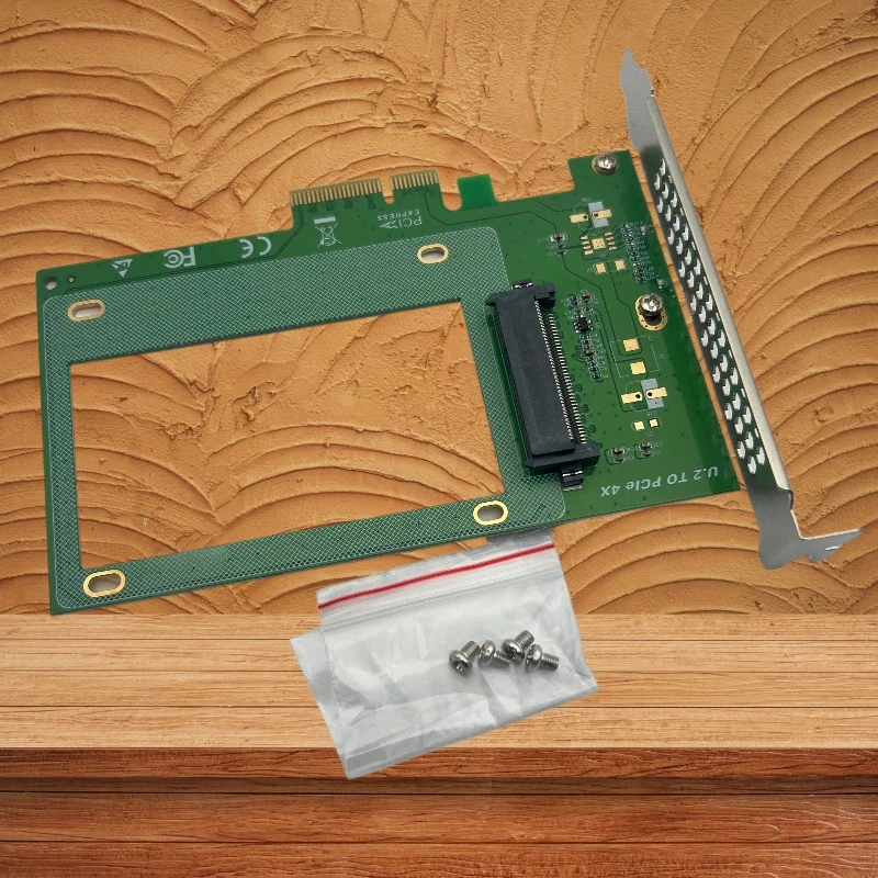 

U.2 NVME SFF-8639 2.5" SSD Expansion Card Riser Converter PCIE To U.2 Adapter For PCI-E Pci Express 3.0 X4 32GT/S U.2 SSD For PC