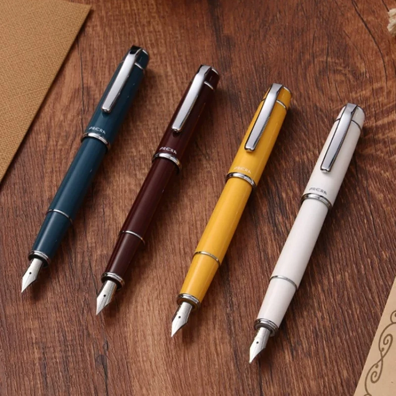 pilot-prera-penna-stilografica-corta-con-fusto-lucido-e-finiture-argento-penna-portatile-per-firma-set-regalo-di-lusso-per-studenti-ufficio-e-affari