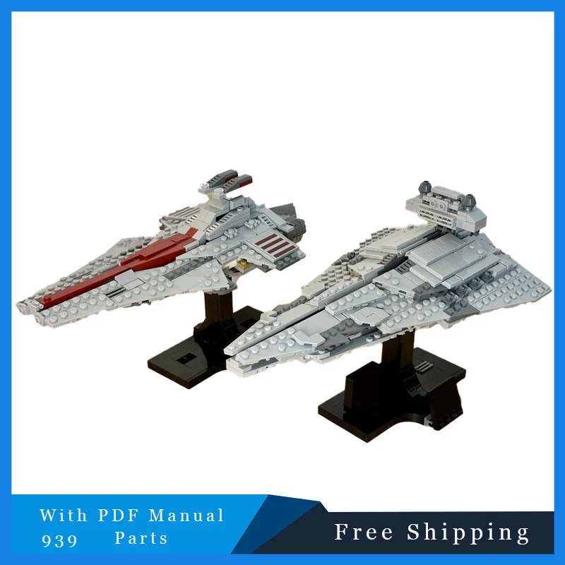 939 PCS MOC Star Battle Series Building Block Model Pesawat Luar Angkasa Sase Modular Mainan Edukasi Anak DIY Perakitan Hadiah Liburan