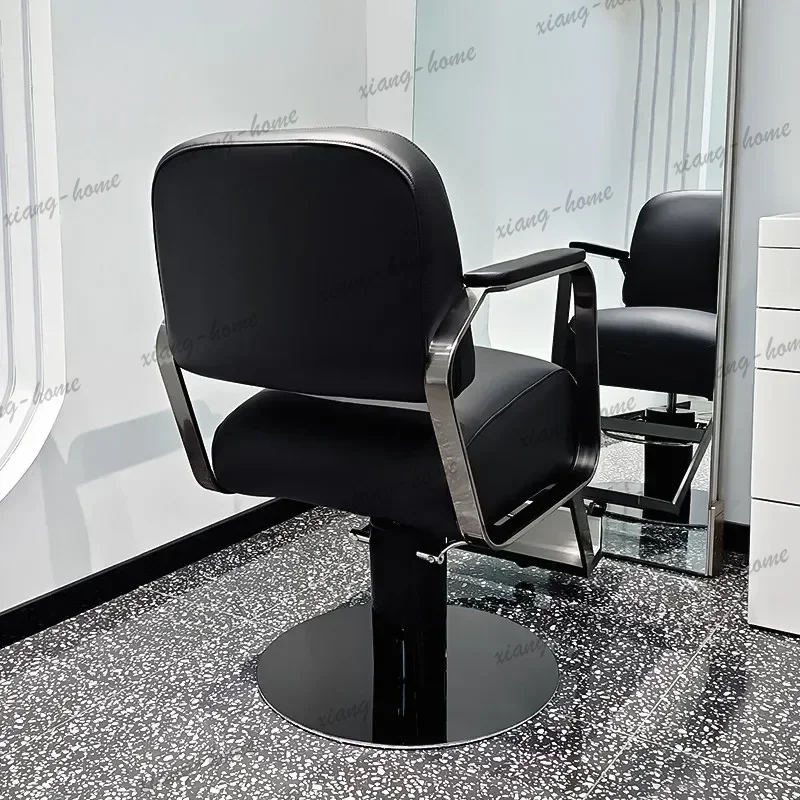 LJY Spa Decorative Barber Chair Reclining Footrest Salon Chair Adjustable Commercial Grade Sedia Parrucchieri Beauty Salon Furni 5