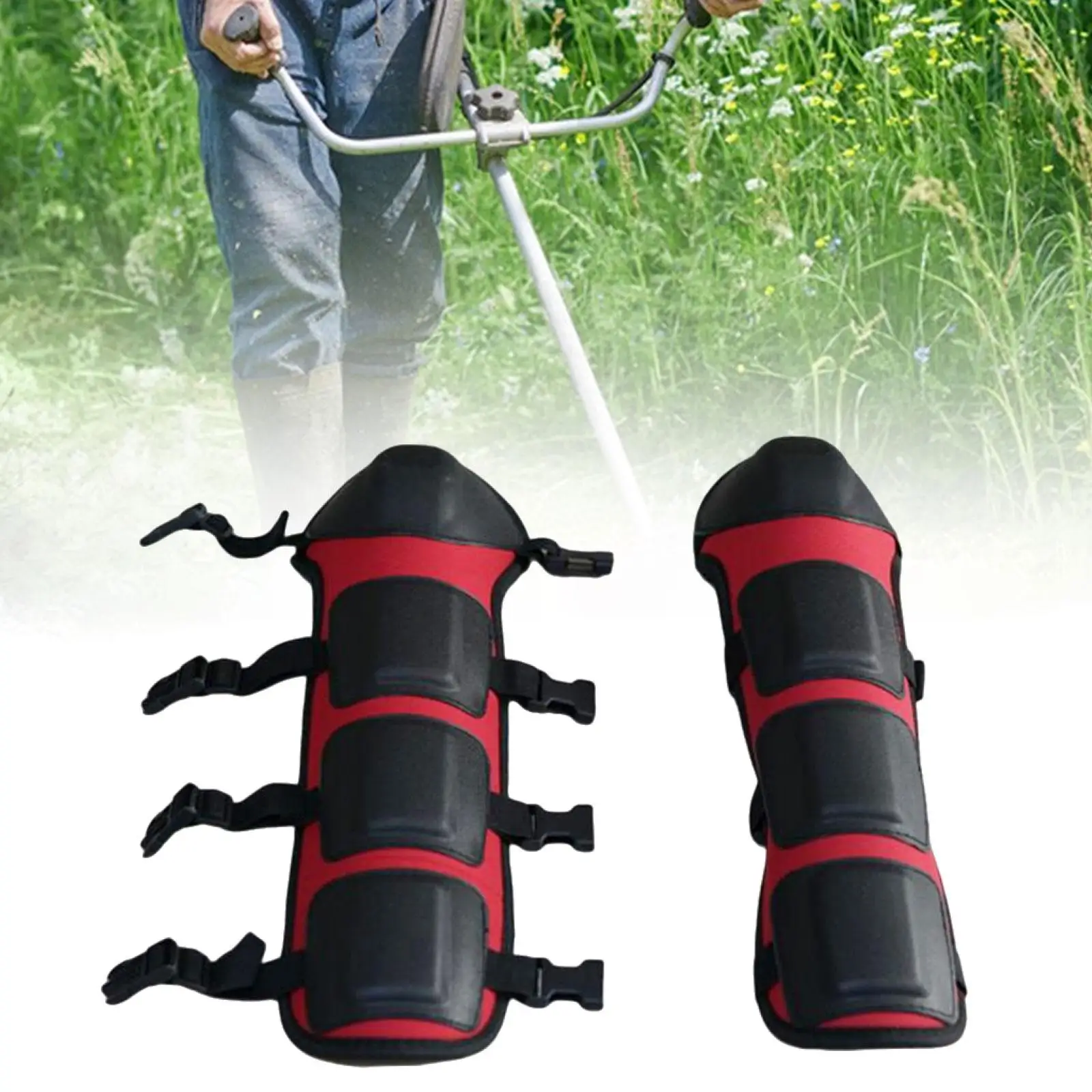 2Pcs Gardening Knee Pads Protector Equipment Shinguards Supplies Shin Guards for Park Garden Floor Working Backyard Brushcutter