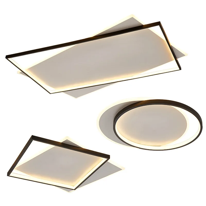 

Modern LED Ceiling Lamp for Hotel Bedroom Living Room Indoor Light Decoration Surface Mounted Remote Control Contemporary AC