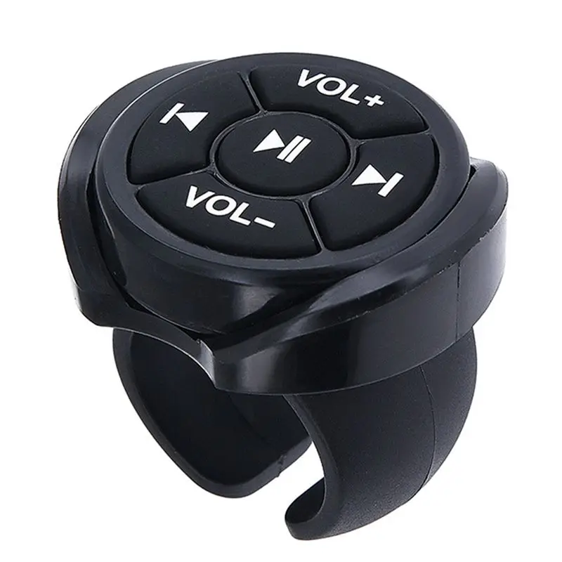 Gift For Her 3X Wireless Bluetooth Media Button Remote Controller Car Motorcycle Bike Steering Wheel Music Play Remote For Phone