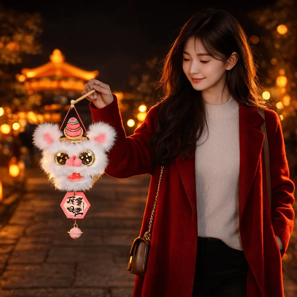 Cartoon Lion Dance …