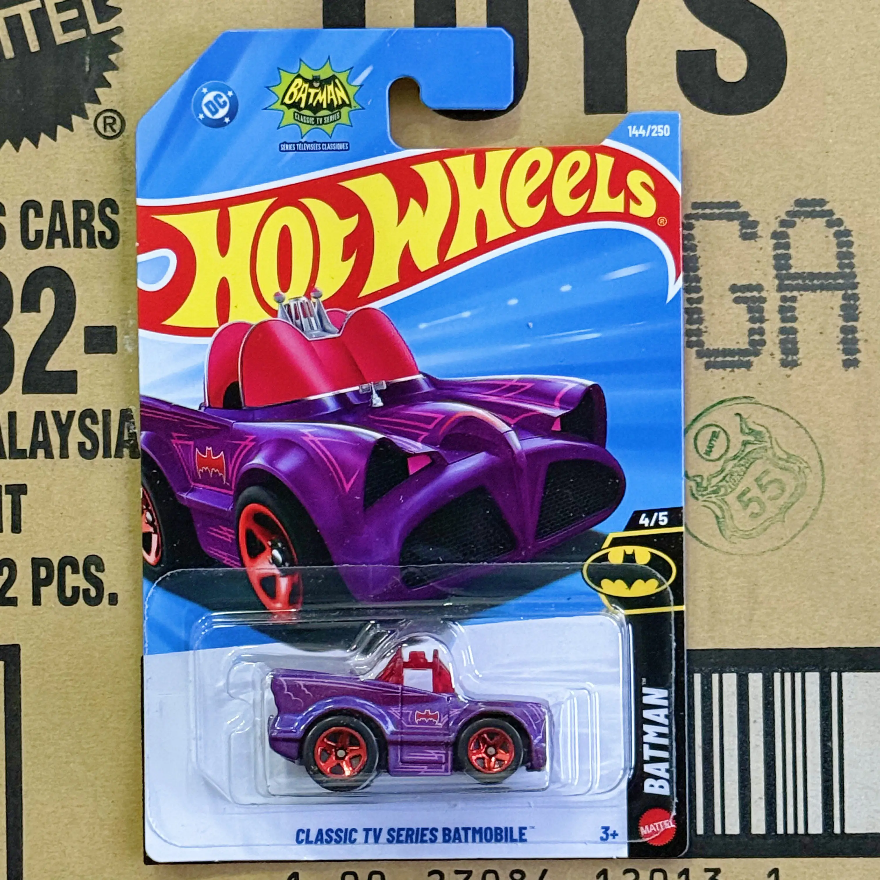 Hot Wheels Cars Toys for Collectors 144 2026G MatcrboxCLASSIC TVSERIES BATMOBILE Holiday Gifts 