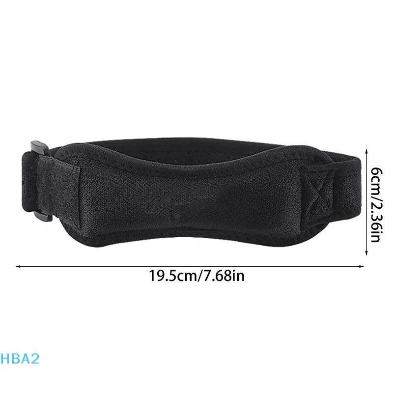 Adjustable Eva Soft Pad Knee Strap Patella Tendon Protector Running Cycling Gym Sports Knee Support Compression Wrap Unisex Pain