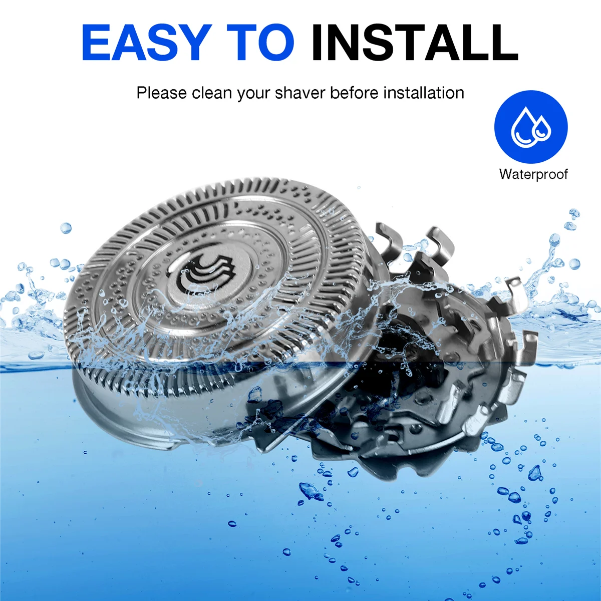 Quente para philips barbeador hq9 cabeça de substituição at751 hq8240 hq8250 hq9070 hq9160 hq9170 hq9190 cabeças de barbear lâminas b