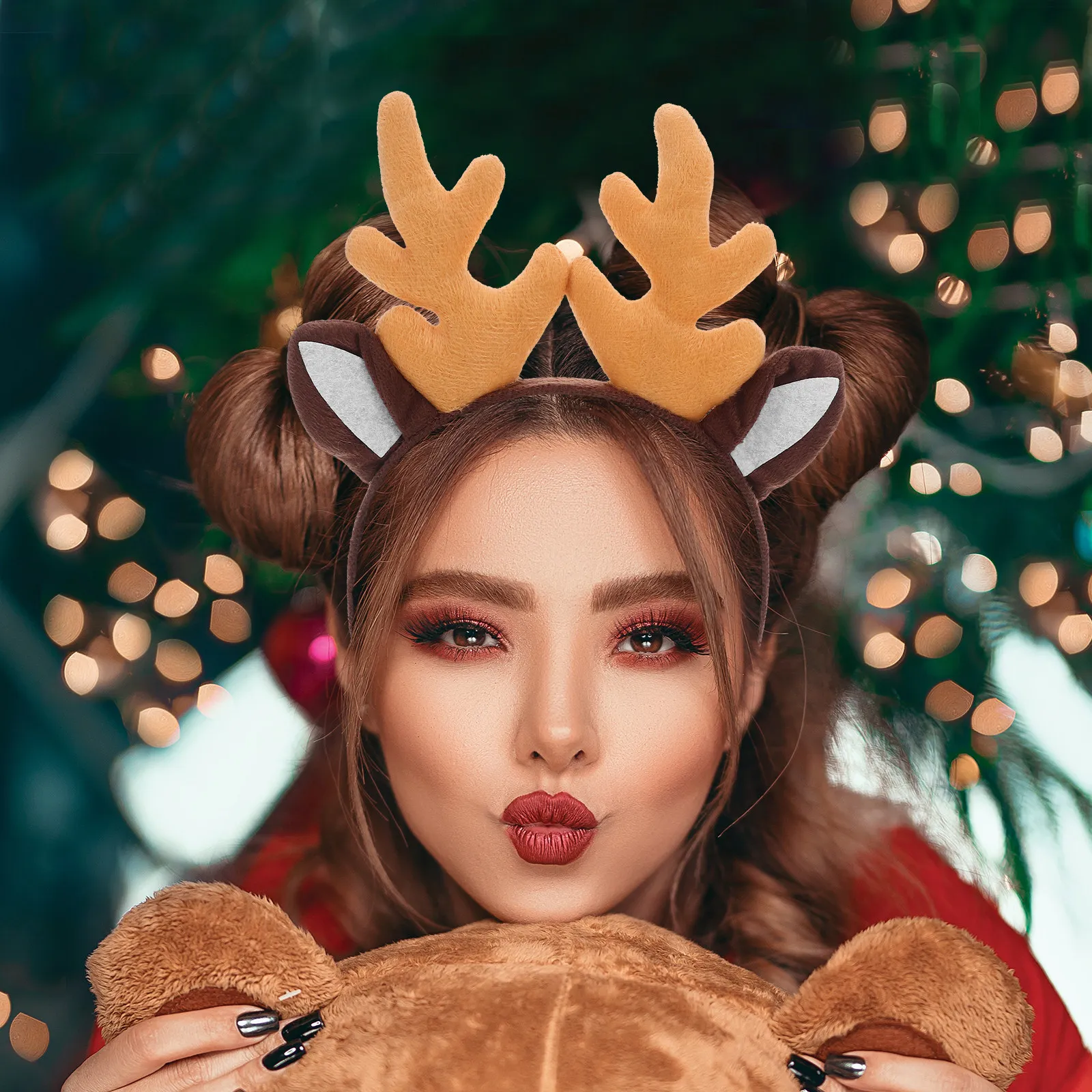 4 stuks schattige rendierhoorn - Reindeer Antlers Headband recensie en prijs