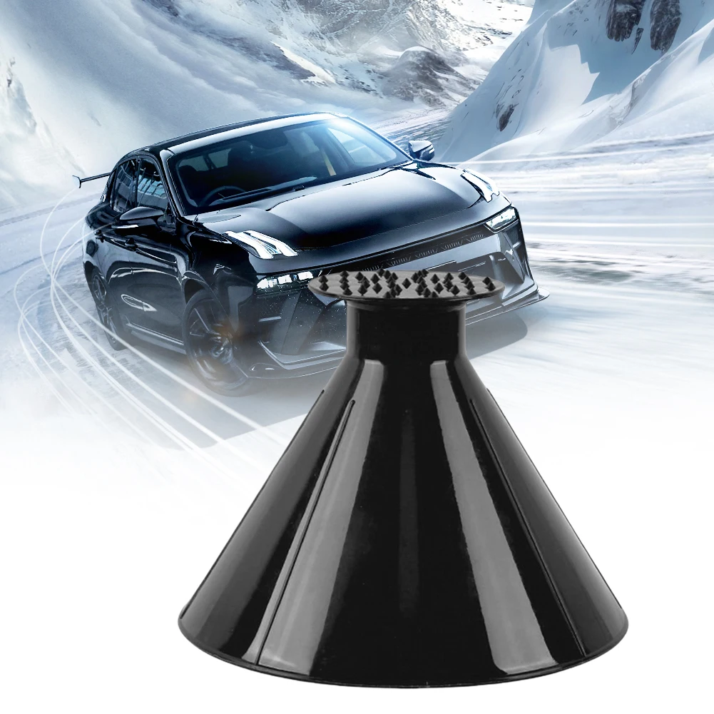 Car Ice Scraper Funnel Car Window Glass Cleaning Tool Windshield Snow Remove Shovel Winter Car Accessories