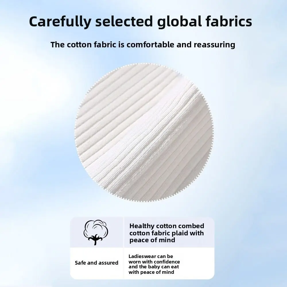 Durable Double Buckle Nursing Bra Anti-sagging Push-up Maternity Bra Breathable Pure Cotton Pregnancy Bralette for Breastfeeding