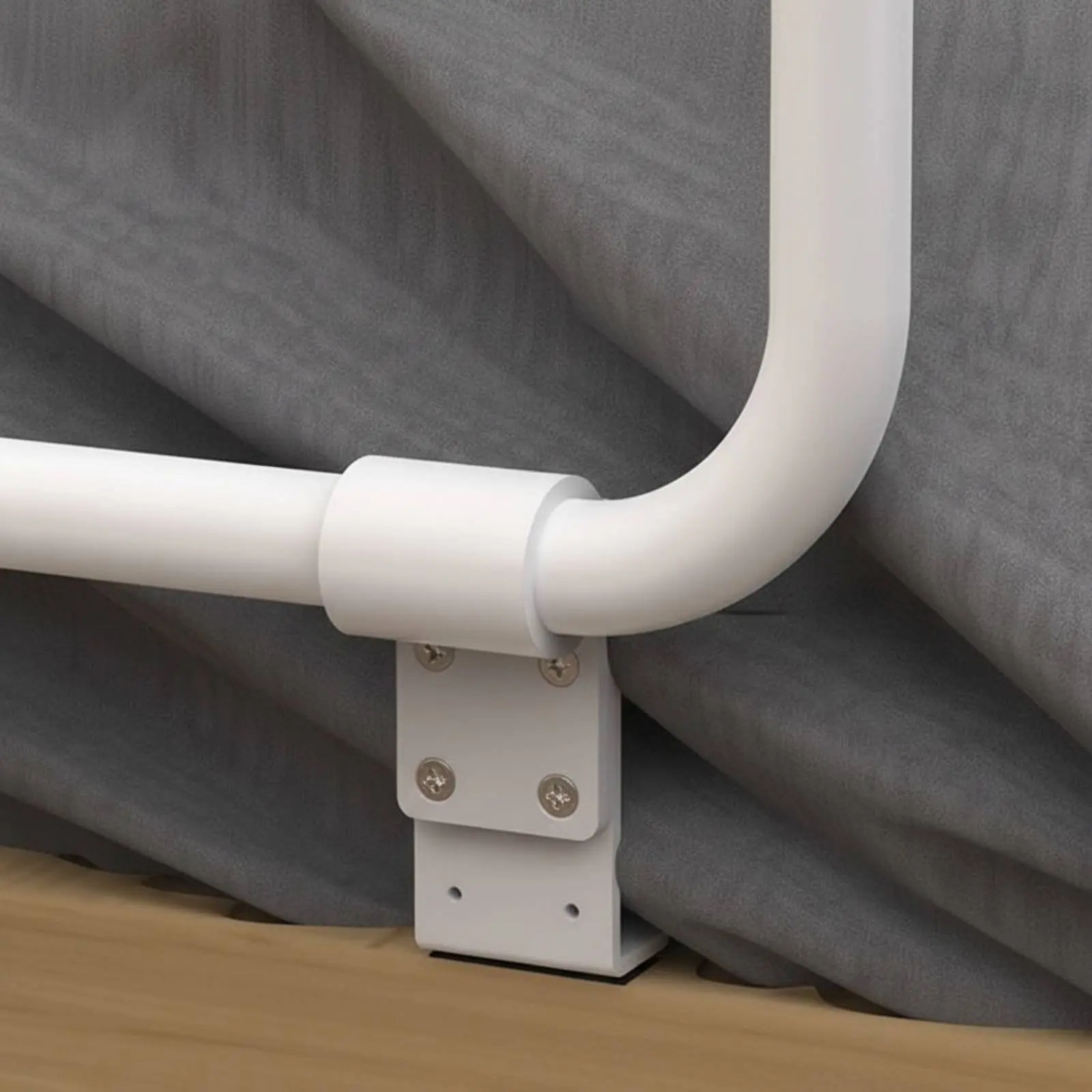 

Elderly Bed Safety Guardrail Easy Installation Bedside Stand Assist Grab Bar Foldable Bed Assist Rail Sturdy Duty for Disabled