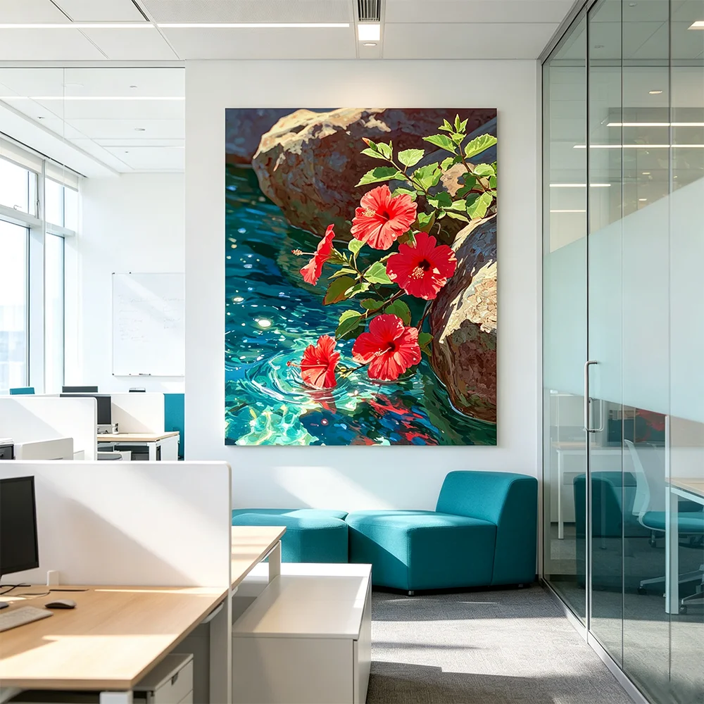 Natural Landscape Poster Prints Decoration Painting Calligraphy Arts for Bedroom Kitchen Wall Flowers Canvas Picture