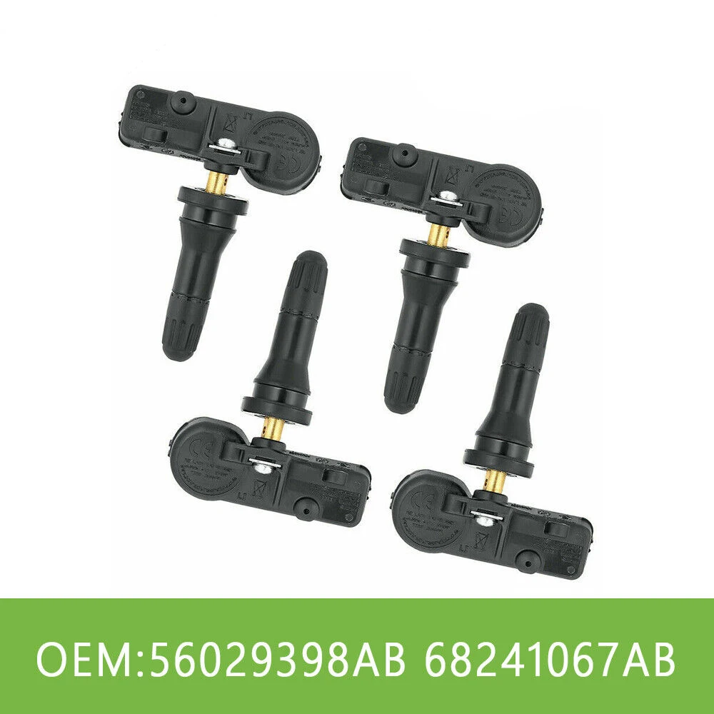 1/4PCS  TPMS Tire Pressure Monitor Systems Sensor 68241067AB 56029398AB For CHRYSLER JEEP FIAT DODGE 433MHz