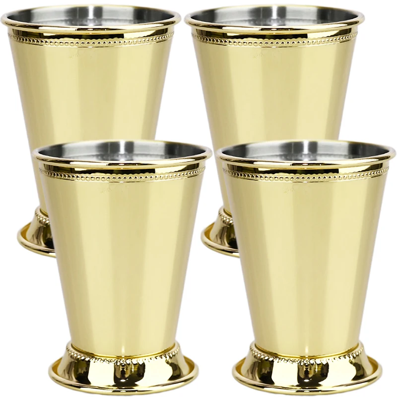 

380ml Mint Julep Mug Stainless Steel Cocktail Mug Mixed Drinks Mug Martini Mojito Drink Bar Party Beer Mugs Julep Bar Wine Glass