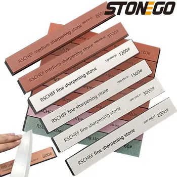 Stonego-オイルストーンの小さなストリップ、ナイフ研ぎ器、ハイメッシュ、特別、家庭用、水研削、キッチンツール