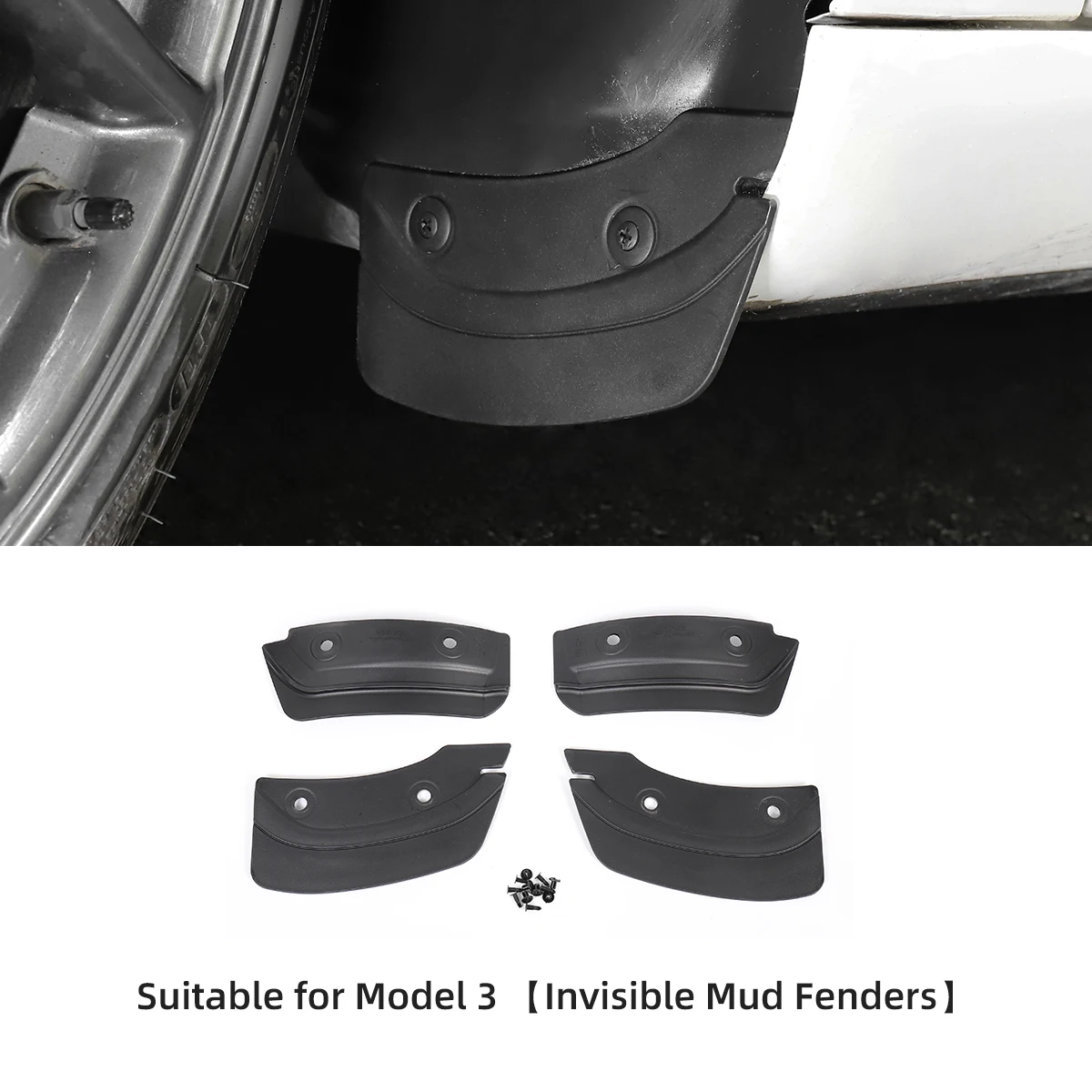 Model 3 fender 4pcs