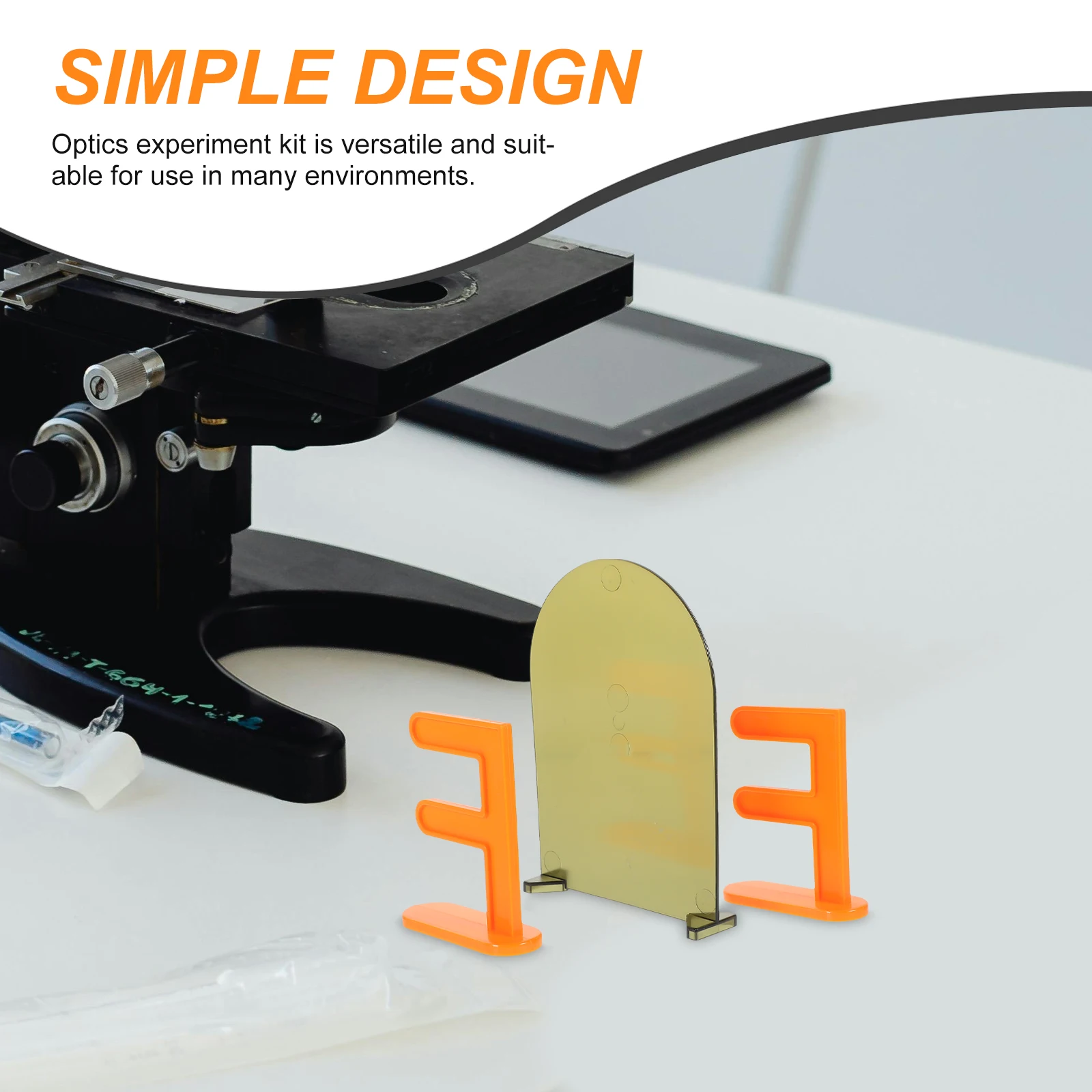 

Optical Experiment Kit Convex and Concave Lens Science Toys Physical Small Hole