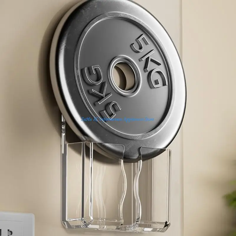 

Transparent Wall Phone Holder Bracket for Bedrooms Phones with Charging Access