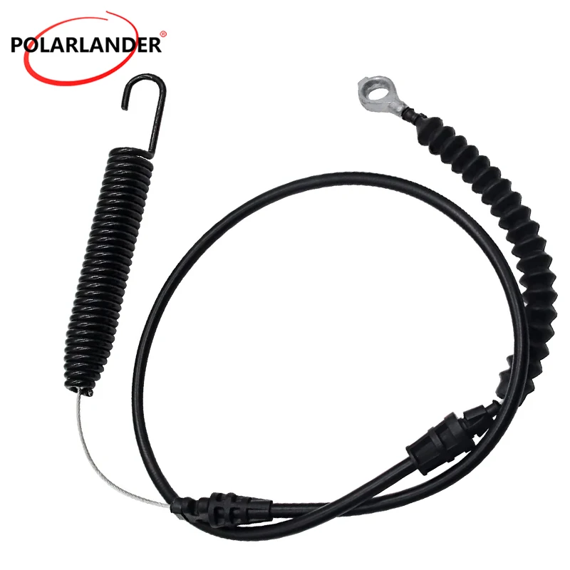 Lawn Mower Blade Engage Cable 946-05124A 946-05124, 40-3/4 inch, Eye End & Spring End, Garden Tractor Parts