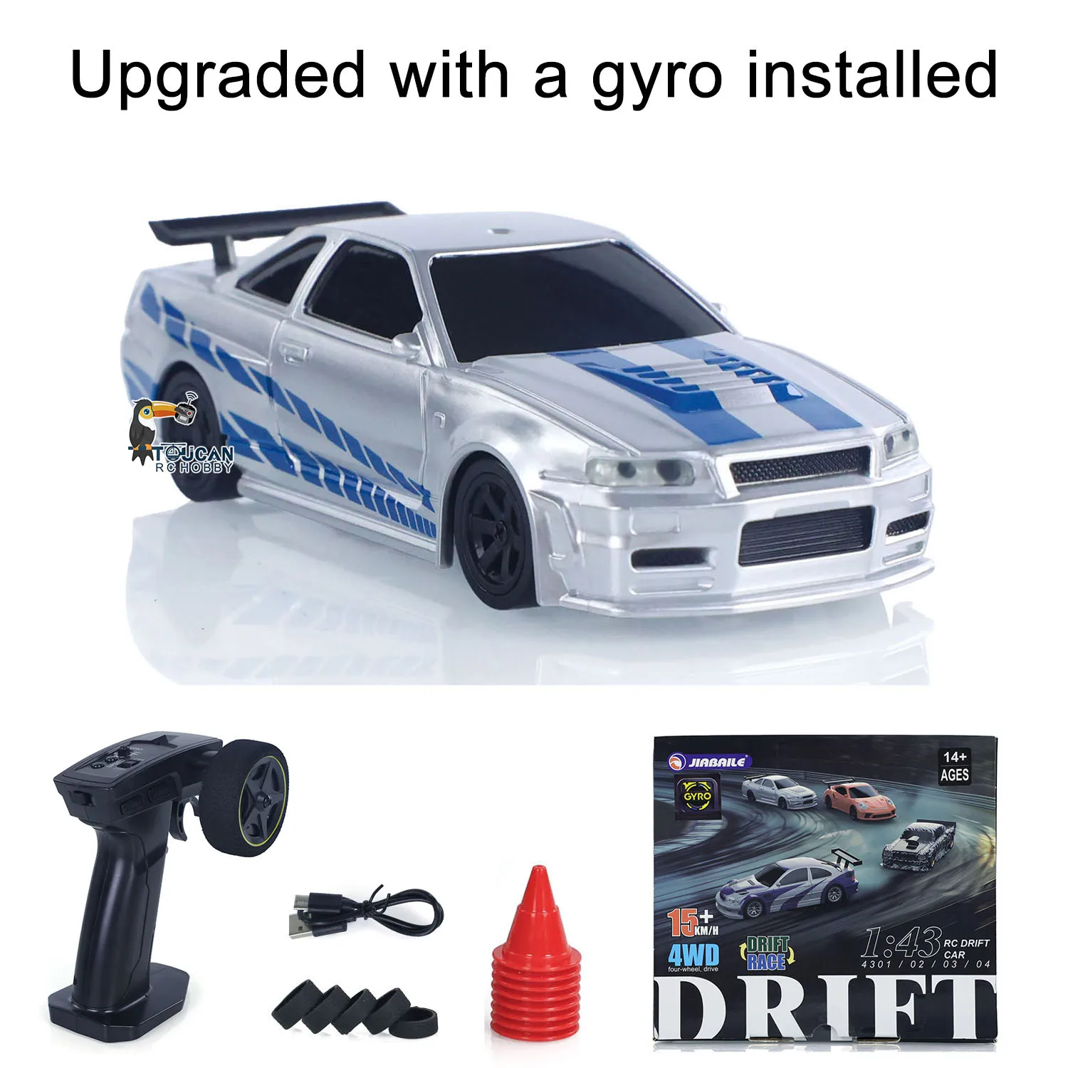 2025 1/43 2.4 グラム RC ドリフトカー 4WD RC カーミニレーシングカー