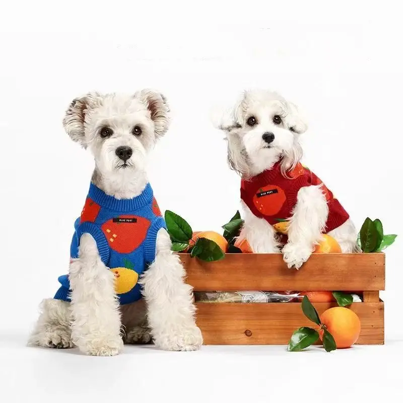 

Новая осенне-зимняя одежда для собак, милый теплый свитер